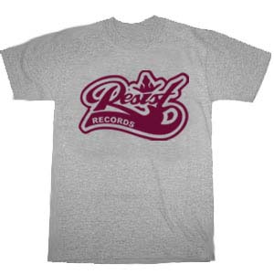 Resist Maroon on Sports Grey T Shirt